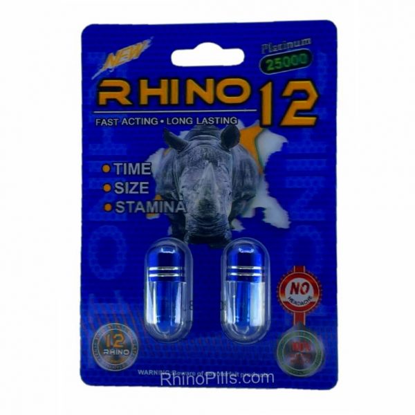Rhino 12 Platinum 25000 20 Pills