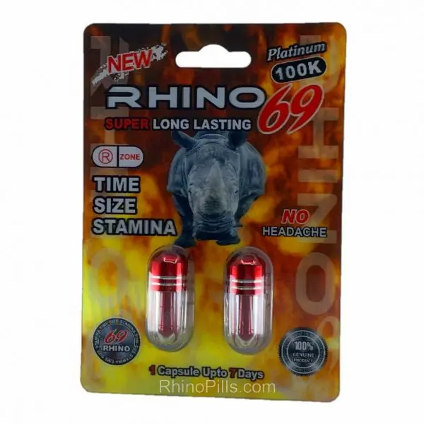 Rhino | 6969 Platinum 100K 20 Pills
