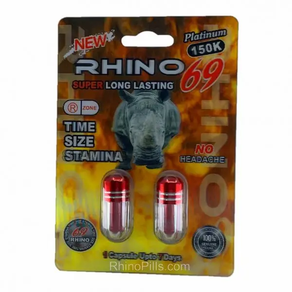 Rhino | 6969 Platinum 150K 20 Pills