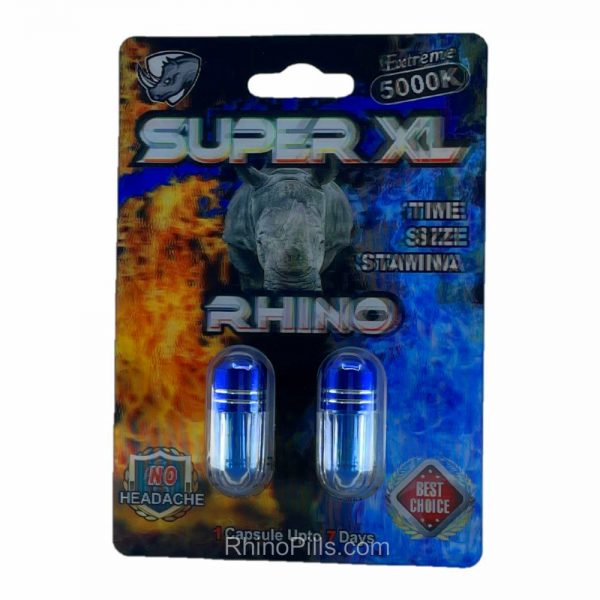 Super XL Rhino Extreme 5000K 20 Pills