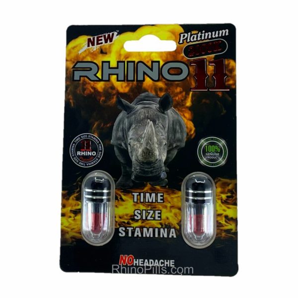 Rhino 11 Platinum 2000K 20 Pills