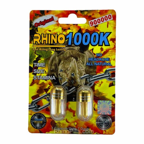 Rhino 1000K 900000 20 Pills