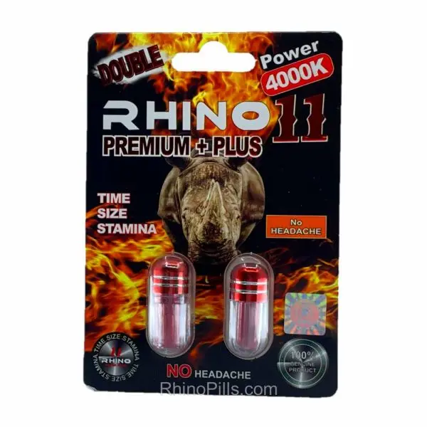 Rhino 11 Power 4000K 20 Pills