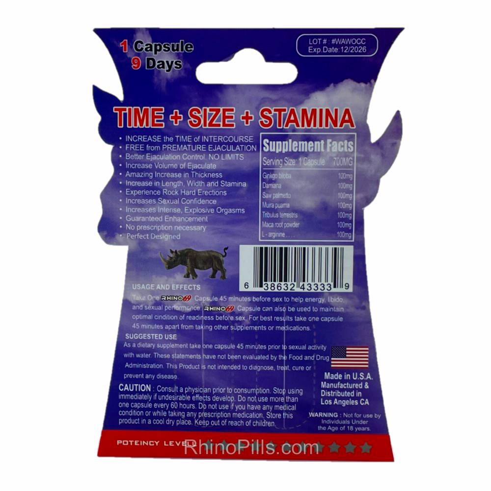 Rhino | 6969 3000K 20 Pills - Image 2