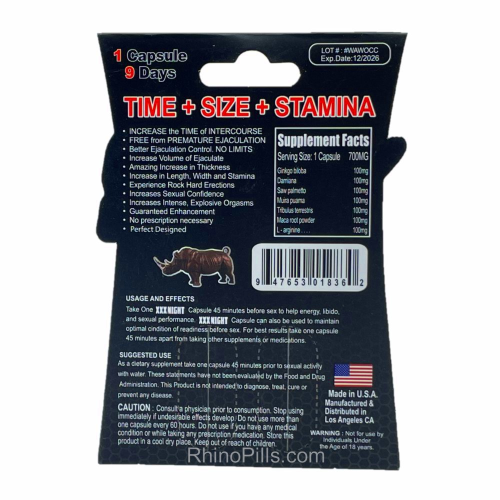 Rhino Gold 5000K 20 Pills - Image 2