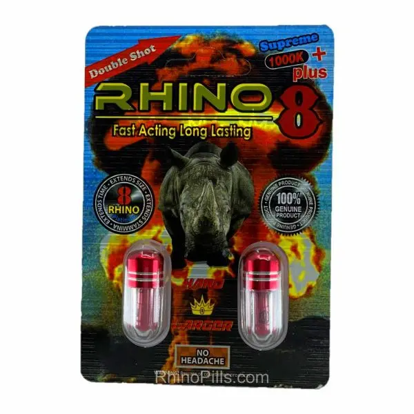 Rhino 8 Supreme Plus 1000K 20 Pills