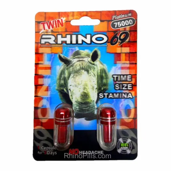 Rhino | 6969 Platinum 75000 20 Pills