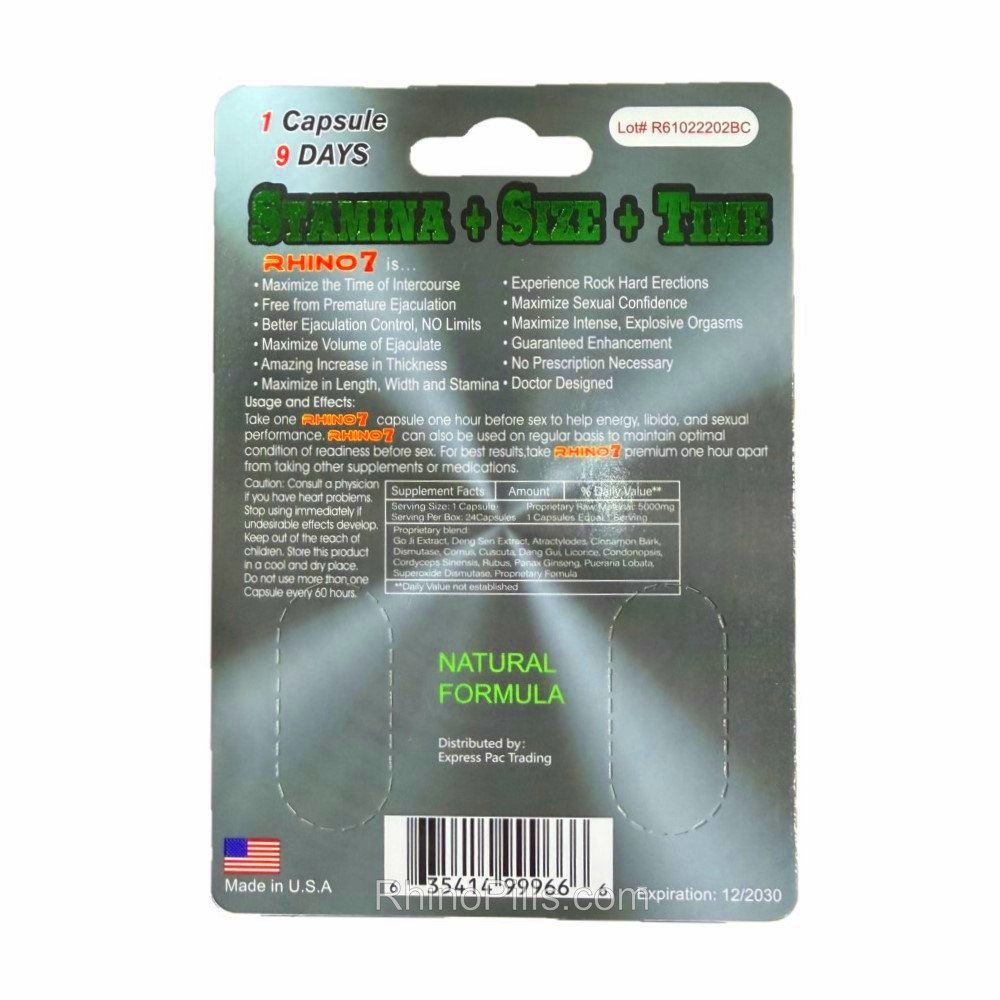 Rhino 77 Platinum 2000K 20 Pills - Image 2