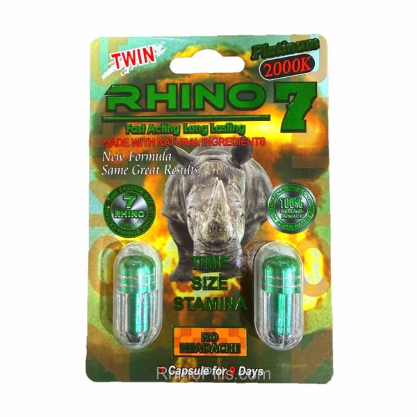 Rhino 77 Platinum 2000K 20 Pills